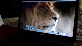 Mac OS X Lion on Acer Aspire 5810t Dual Boot Linux  Hackintosh [upl. by Donata15]