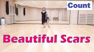 Beautiful Scars Line Dance  Count [upl. by Clinton]