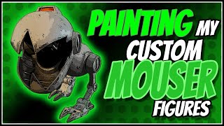 Painting my Custom Mouser Figures [upl. by Michell]