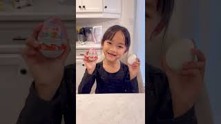 Kid pranks dad with Kinder egg 🤣👧🏻❤️🧑🏻✅🌈🚀😱 [upl. by Ebenezer989]