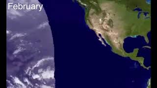 1992 Pacific Hurricane Season Satellite Imagery [upl. by Tamaru]