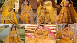 Mehndi Dress Design for brideWedding collection 2024Mayon Haldi dress design [upl. by So]