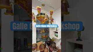 Galle Hand Blown Glass Workshop Display in Buzau Romania [upl. by Bowden381]