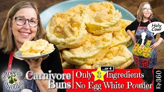 Carnivore Buns Minimal Ingredients and NO Egg White Powder  Protein Buns with Zero Carbs [upl. by Ahseem946]