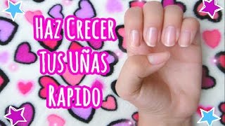 UÑAS LARGAS SUPER RAPIDO ♥ Haz Crecer Tus Uñas ♥ Lulu99 [upl. by Esyla]