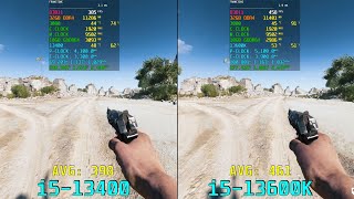 i513400 vs i513600K 1080P Low [upl. by Lechner]