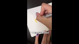 Immersive painting🎨 Acrylic Marker Learn Series Sjen Draw a Daily Share the Painting Process [upl. by Enined]