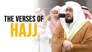 Beautiful Recitation from Sheikh Bandar Baleela  Verses Of Hajj [upl. by Hittel]