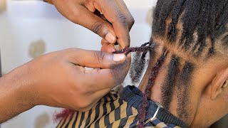 Beginners LATEST METHOD  HOW TO START DREADLOCKS 2022 [upl. by Malloy5]