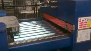 S G P srl Tacchettatrice automatica per Lamiere grecate [upl. by Eey]