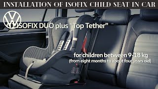 Isofix Car seats Installation in Volkswagen Taigun  Isofix Child Seats Mounts [upl. by Reviere]