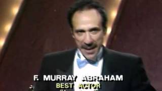 F Murray Abraham winning Best Actor [upl. by Akinoj544]