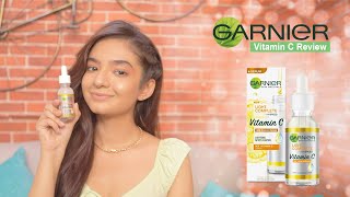 Garnier Vitamin C Serum Review And Benefits  Anushka Sen [upl. by Ives331]