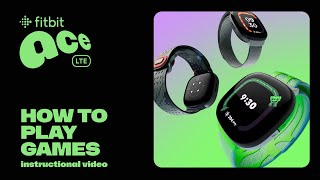 How to play games on Fitbit Ace LTE [upl. by Rodge]