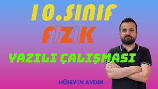 10 SINIF 2 DÖNEM SON FİZİK YAZILISI [upl. by Morly]