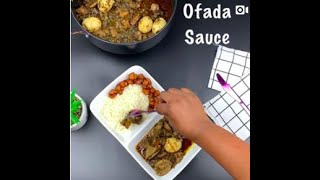 OFADA SAUCE HOW TO COOK OFADA STEW [upl. by Valentia]