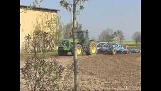 John Deere 8400 u 8430 beim Maisland vorbereiten [upl. by Fatma]