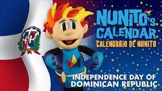 Nunitos Calendar Independence Day of Dominican Republic [upl. by Ronalda137]