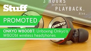 Promoted Unboxing the Onkyo W800BT inear headphones [upl. by Gilda]