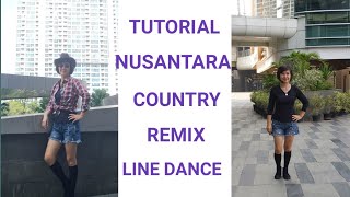 TUTORIAL NUSANTARA COUNTRY REMIX TANTOWI YAHYA ● BELLA TERRA MALL ● CHOREO  EMILIA LIE INA [upl. by Ghiselin]