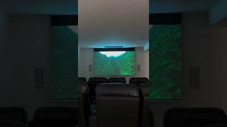 Perfectly Hidden Effortless Viewing Recessed ceiling screen amp Projector for a Stylish Home🎥 [upl. by Olson]