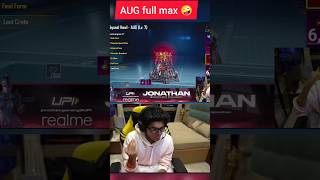 AUG FULL MAX JONATHAN GAMING 😱 jonathangaming jonathanlive jonathan crateopening shorts bgmi [upl. by Zakaria]