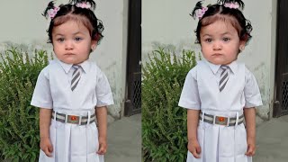 Alia Bhatt Daughter Raha Kapoor going to school in cute uniform [upl. by Eitirahc]