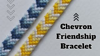 How to Make Chevron Friendship Bracelet 🔰 Easy Friendship Bracelet Tutorial for Beginner [upl. by Efeek973]