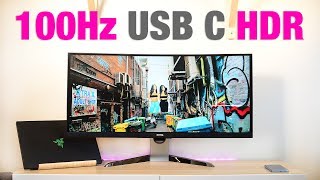 BenQ EX3501R Curved Gaming Monitor REVIEW  UltraWide 35quot HDR 100Hz USB C [upl. by Courcy655]