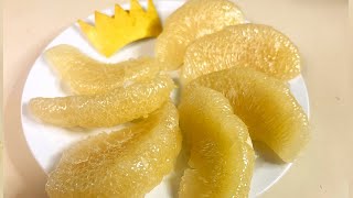 Easy Way to peel Pomelo  Pummelo Peel [upl. by Mariejeanne]