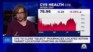 CVS to close select pharmacies in Target stores starting in February [upl. by Derfnam]