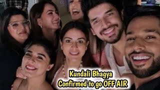 Kundali Bhagya Off Air News 😳 Last Episode Date Conformed  Kundali bhagya update [upl. by Michaela]