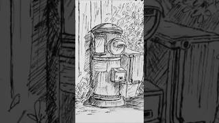 How to Draw a Mailbox 📮💌  Drawing Tutorial tutorial shorts [upl. by Yorker]