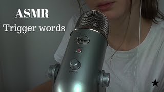 ASMR FR  Mots déclencheurs pour sendormir 😴🍀 [upl. by Amargo]