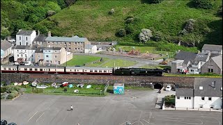 34046 Braunton with The Lakelander on the Cumbrian Coast 18 05 24 [upl. by Aligna]