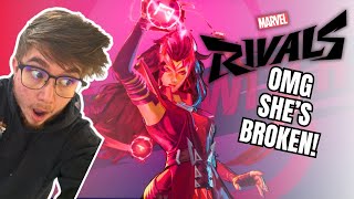 Scarlet Witch Is BROKEN  Marvel Rivals Alpha Gameplay [upl. by Ylatfen]