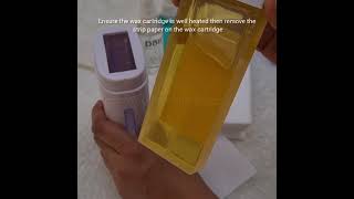 Hair Removal using Waxing Kit1 Roller Heater [upl. by Rednaskela947]