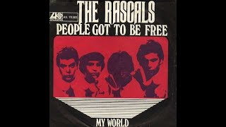 The Rascals  People Got To Be Free 4KLyrics [upl. by Skcirdnek]