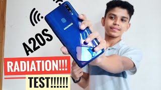 Samsung Galaxy A20s Radiation Test  SAR Value [upl. by Zehcnas]