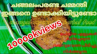 ഒടിഞ്ഞ എല്ലുകൾ കൂട്ടിച്ചേർക്കുന്ന അത്ഭുതമരുന്ന് ചങ്ങലപരണ്ട ചമ്മന്തിchangalamparanda Sreelals views [upl. by Enomed]