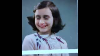 4k 60fps colorized 1941 Anne Frank only existing footage [upl. by Meletius]