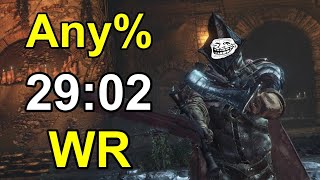 Dark Souls 3 Any Speedrun World Record 2902 [upl. by Merkle]