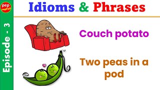 Idioms and phrases in English  Episode 3 [upl. by Butta]