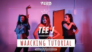 Waacking Dance Tutorial  Tee J Choreography  theverbstudiocom [upl. by Euqina]