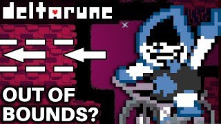 Deltarunes DELETED Path Out of Bounds Discovery  Undertale 2 [upl. by Nahtonoj495]