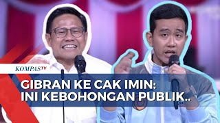 FULL Gibran Sebut Cak Imin Aneh Tak Paham LFP Padahal Sering Digaungkan Timsesnya [upl. by Nehr]