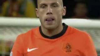 Heitinga RED Card  Spain vs Netherlands world cup 2010 final [upl. by Arais113]