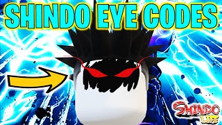 ⭐25 MOST INSANE SHINDO LIFE CUSTOM EYE CODES  ROBLOX FACE ID amp EYE ID CODES⭐ [upl. by Kenzi148]