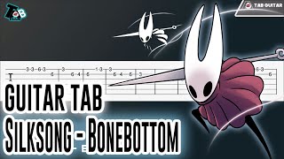 Hollow Knight Silksong  Bonebottom Guitar Tutorial TAB [upl. by Laris]