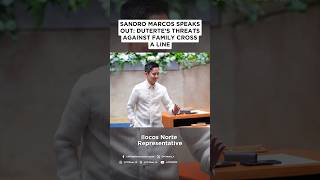 Sandro Marcos Breaks Silence Calls VP Sara Duterte’s Remarks a “Bizarre Temper Tantrum” [upl. by Ycaj]